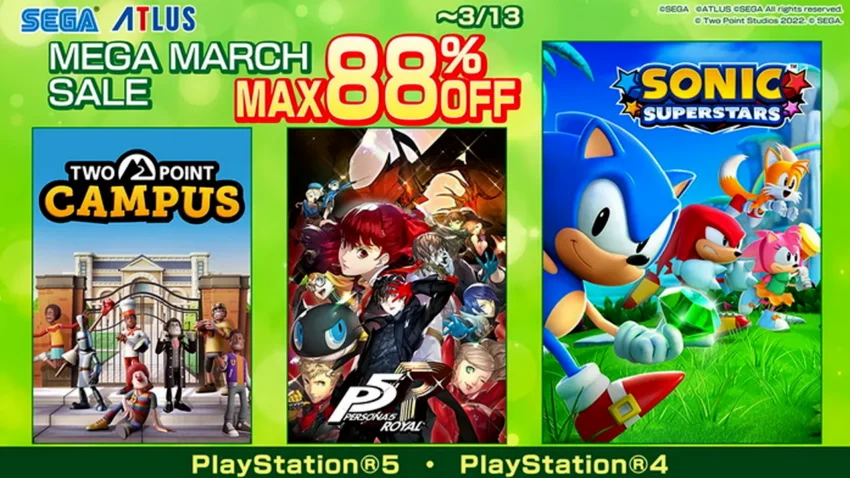 Sega Mega March Sale Menawarkan Banyak Game Dengan Harga Promo Super Spesial