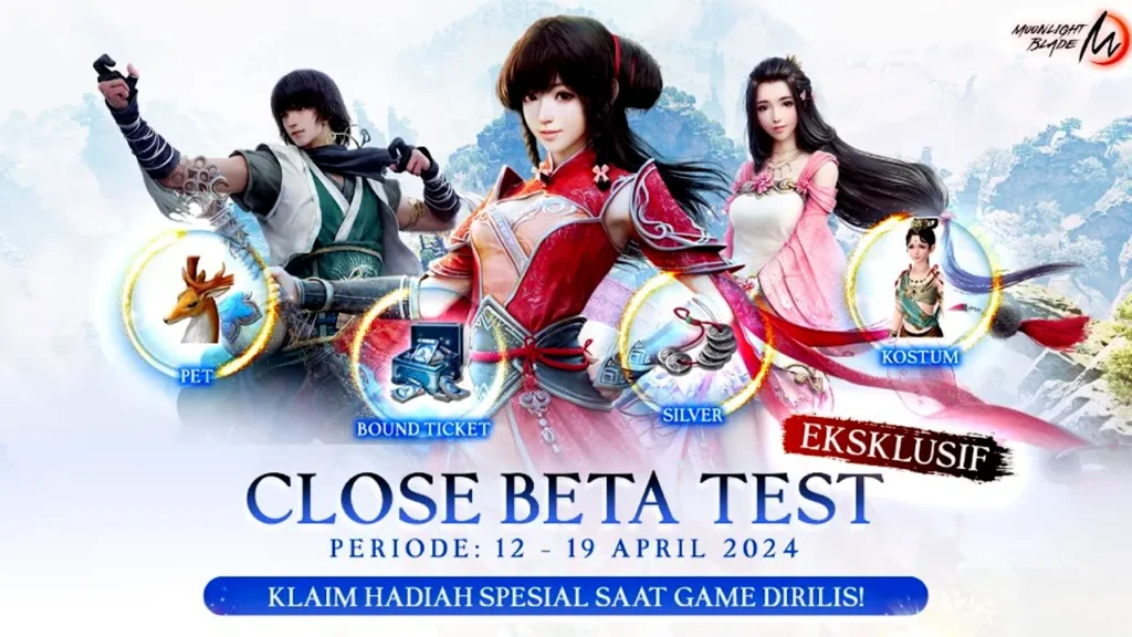 MMORPG Moonlight Blade M Siap CBT Untuk 4000 Pendaftar