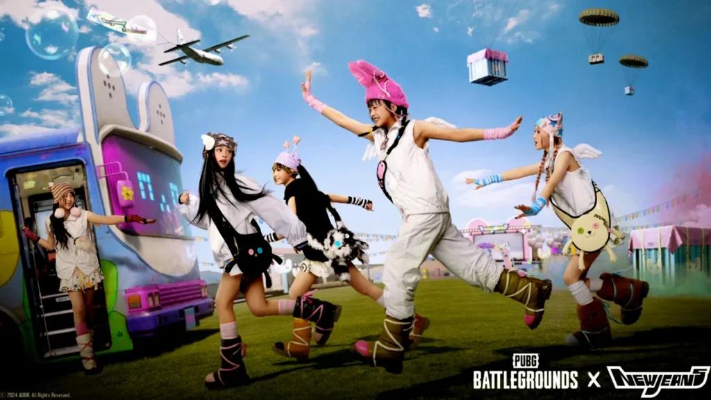 Kolaborasi Girl Band NewJeans dengan PUBG BATTLEGROUNDS Diumumkan